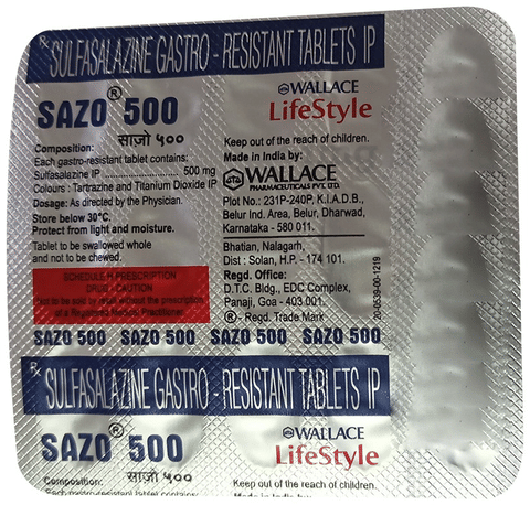 SazO 500 Tablet image