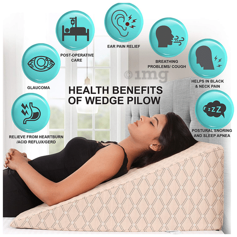 Metron 12 Height Wedge Pillow for Sleeping XL Buy box of 1.0