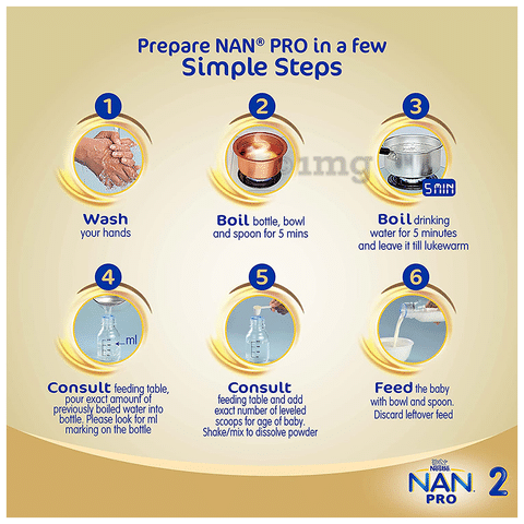 Nan Pro 1 Follow Up Formula Powder Refill 400 GM