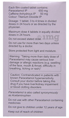 Pacimol Active Tablet image