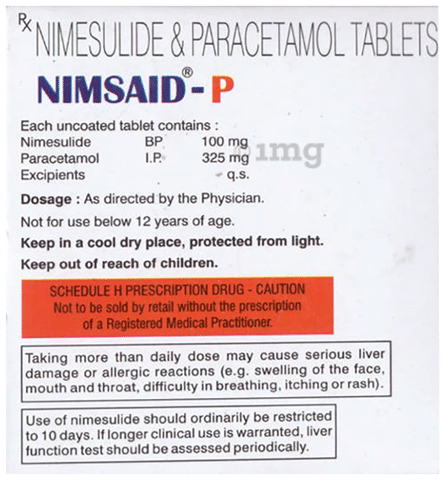 Nimsaid-P  Tablet image
