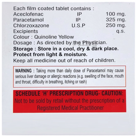 Aceflip MR 100mg/325mg/250mg Tablet
