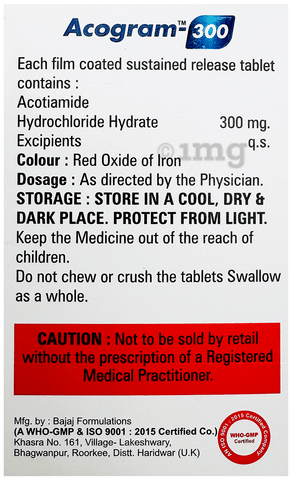 Acogram 300 Tablet SR image