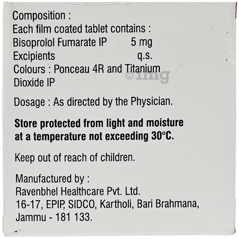 Bisotrak 5mg Tablet image Bisotrak 5mg Tablet image