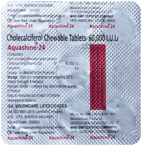 Aquashine 24 Tablet image