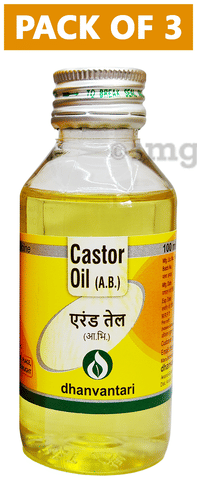 Dhanvantari Castor Oil ( 100ml Each ) 1