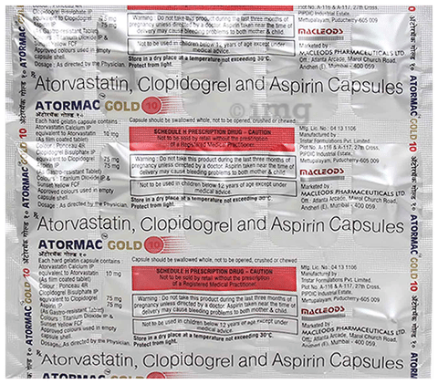 Atormac Gold 10 Capsule image