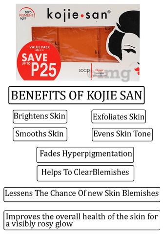 KojieSan Soap (65gm Each): Buy combo pack of 3.0 soaps at best