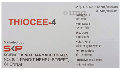 Thiocee 4 Tablet image