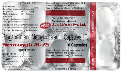 Neurogab M 75 Capsule image