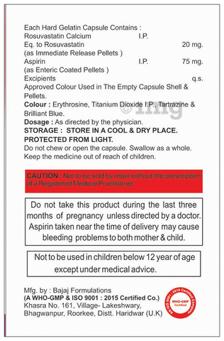 Rosuquid-A 20 75 Capsule IR
