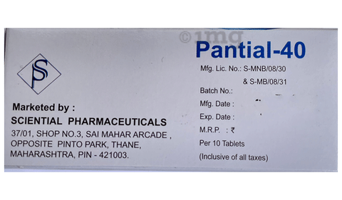 Pantial 40mg Tablet image
