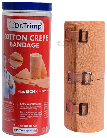 Hansaplast Cotton Crepe Bandage BP 15cm X 4m - Medical Grade Compression Wrap