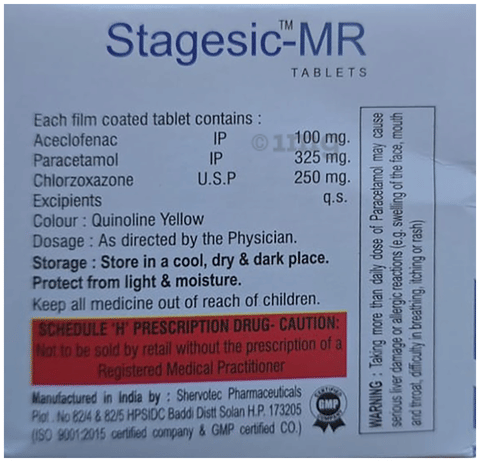 Stagesic-MR Tablet image Stagesic-MR Tablet image
