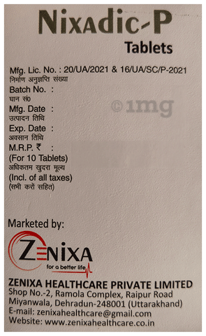 Nixadic-P Tablet