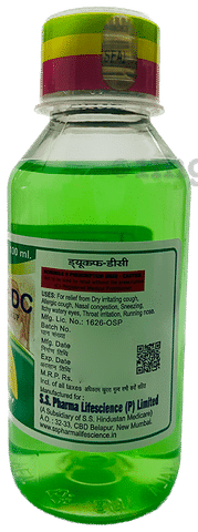 Dukof DC Cough Syrup Sugar Free