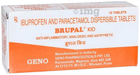 Brupal Kid 100mg/125mg Tablet image Brupal Kid 100mg/125mg Tablet image