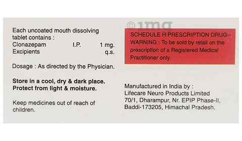 Zpam 1mg Tablet MD image Zpam 1mg Tablet MD image