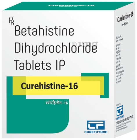 Curehistine 16 Tablet image