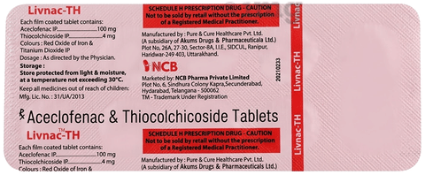 Livnac-TH Tablet image Livnac-TH Tablet image