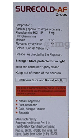 Surecold-AF Oral Drops Mix Fruit