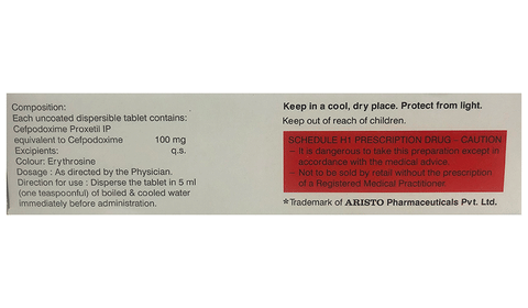 Monocef-O 100 DT Tablet image Monocef-O 100 DT Tablet image