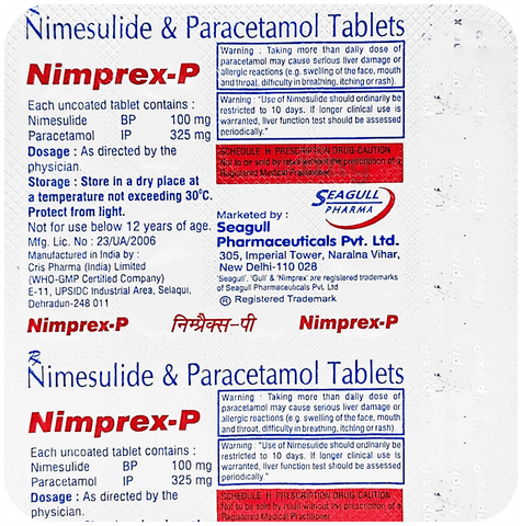 Nimprex-P Tablet image