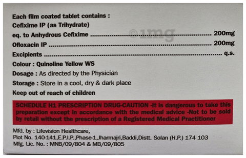 Cidix-O Tablet image