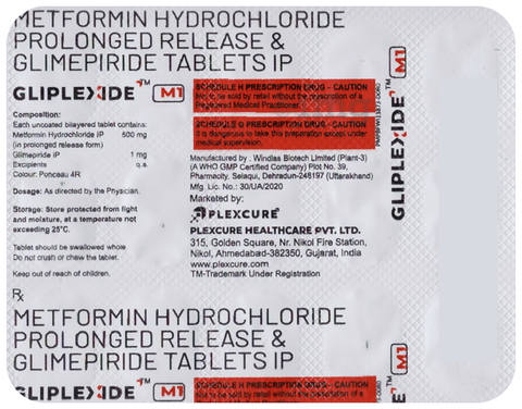 Gliplexide M1 Tablet PR image