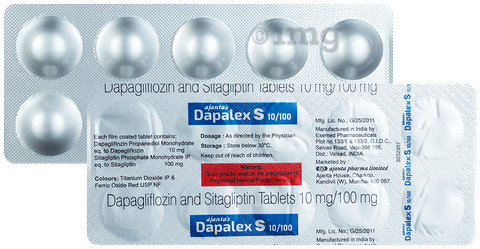Dapalex S 10mg/100mg Tablet image
