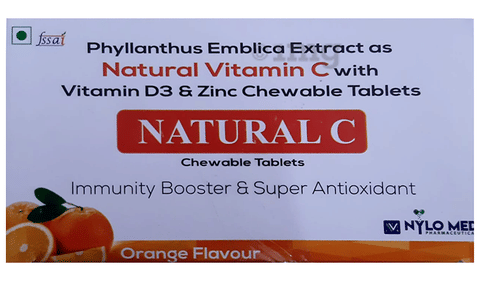 Natural C Chewable Tablet Orange 1