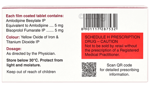 Amlopres B 5 Tablet image Amlopres B 5 Tablet image