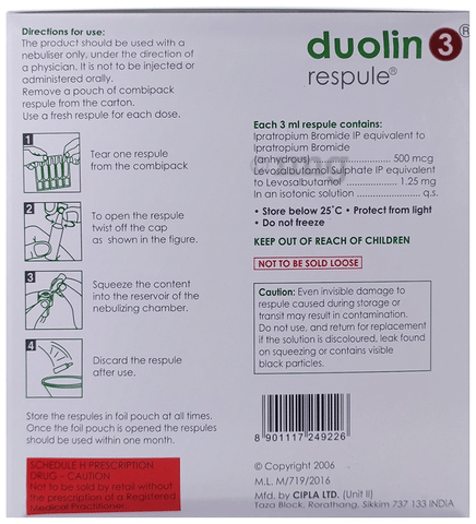 Duolin 3 Respules 3ml image