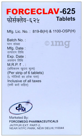 Forceclav 625 Tablet image