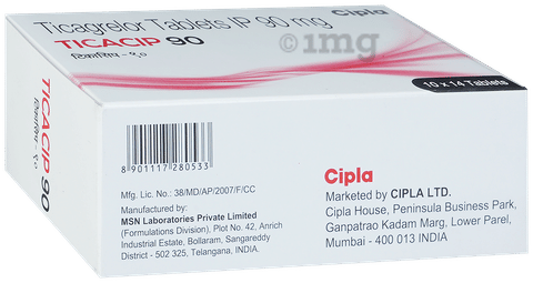 Ticacip 90mg Tablet image