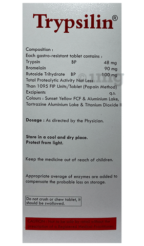 Trypsilin Tablet image