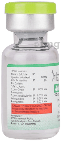 Amiject 100mg Injection image