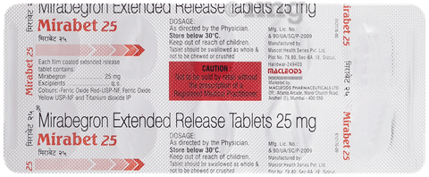 Mirabet 25 Tablet ER image Mirabet 25 Tablet ER image