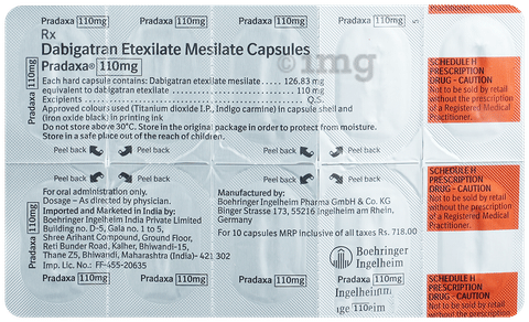 Pradaxa 110mg Capsule image