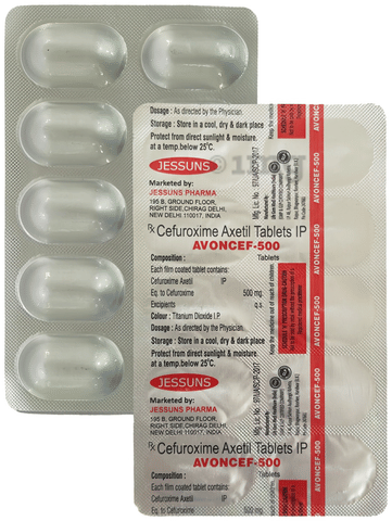 Avoncef 500mg Tablet image