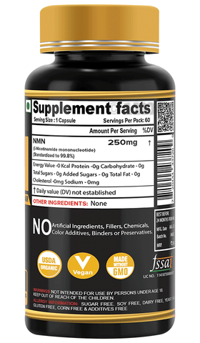 Nutrija NMN NAD+ Booster | Anti-Aging | Cellular Repair Capsule