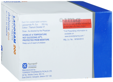Lacosam 200 Tablet image Lacosam 200 Tablet image