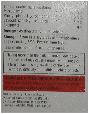 Sneazend Tablet image