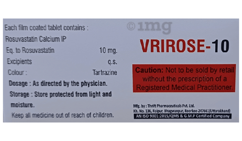 Vrirose 10 Tablet image Vrirose 10 Tablet image