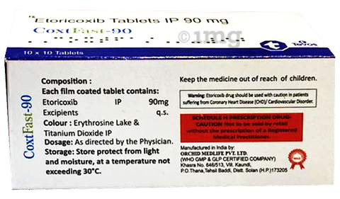Coxtfast 90 Tablet image Coxtfast 90 Tablet image