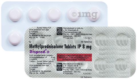 Dispred 8mg Tablet image Dispred 8mg Tablet image