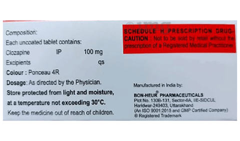 Clozazap 100 Tablet image Clozazap 100 Tablet image