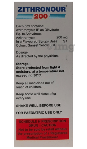 Zithronour 200 Oral Suspension Mango