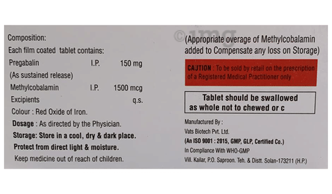 Pgbest-M SR 150 Tablet image