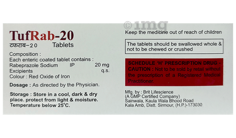 Tufrab 20 Tablet image Tufrab 20 Tablet image